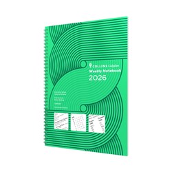 Collins Colplan Weekly Notes A4 Week To A Page With Right Hand Notes Green
