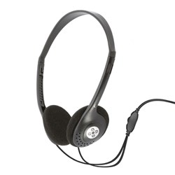 Moki Lite Headphones With Volume Control Black