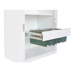 Steelco Tambour Pull Out File Frame 900W Silver