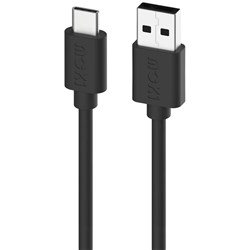 Moki USB-A To USB-C SynCharge Cable 1 Metre Jet Black