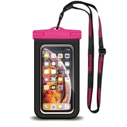 Seawag Elementproof Waterproof Phone Case Universal Fit Up To 6.9 Inch Black And Pink