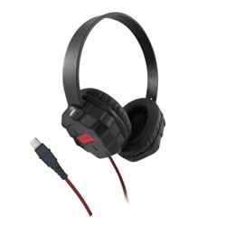 Shintaro Rugged Kids Headset With Enhanced USB-C Connector Black