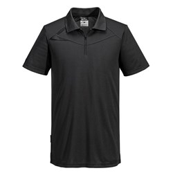 Portwest DX4 Polo Shirt Short Sleeve 3XL Black