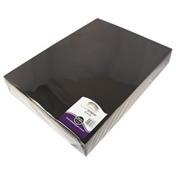 Rainbow Cover Paper 380 x 510mm 125gsm Black 500 Sheets