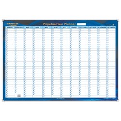 Collins Writeraze Perpetual Year Planner 700 x 1000mm White