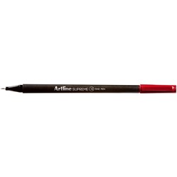 Artline Supreme Fineliner Pen 0.4mm Dark Red Pack Of 12