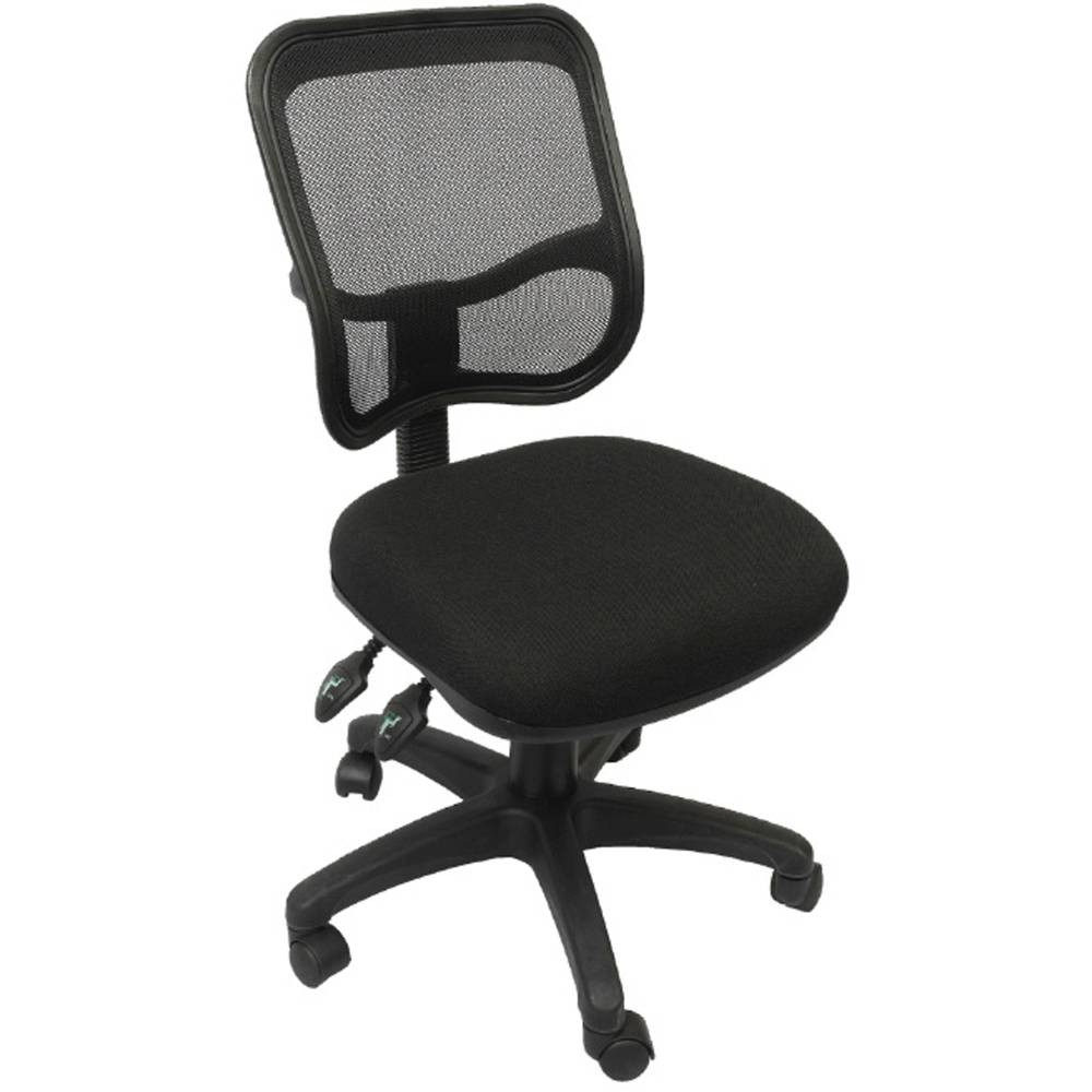 Rapidline EM300 Ergonomic Chair Medium Mesh Back Black