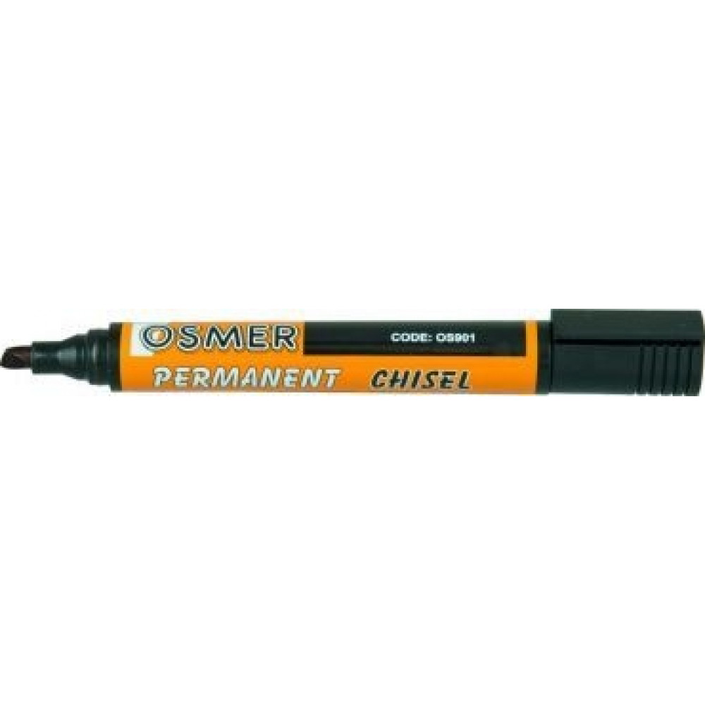 Osmer Chisel Tip Black Permanent Marker (Artline 90 Sub)