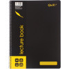 Quill Lecture Book A4 8mm Ruled 70gsm 140 Pages Black