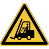 Durable Marking Sign Caution Forklifts 430mm Yellow