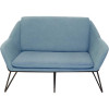 Rapidline Cardinal Lounge Chair 2 Seater 1335W x 690D x 890mmH Light Blue