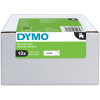 Dymo D1 Label Tape 12mm x 7m Value Pack of 10 Black On White