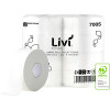 Livi Basics Toilet Paper Rolls 1 Ply Jumbo Roll 500m Pack of 8