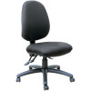 Buro Mondo Java High Back Office Chair 3 Lever Mechanism Black Fabric Seat And Back