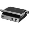 Nero Deluxe 4 Slice Sandwich Press / Contact Grill With Timer Black And Silver