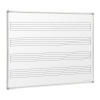 Visionchart Wall Mounted Magnetic Music Whiteboard 1800 x 1200mm