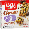 Uncle Toby's Muesli Bars Chewy Choc Chip 6 Bars 185g 6 Bars 185g