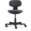 Rapidline Yoyo Chair Height Adjustable Black Frame Dark Grey Fabric