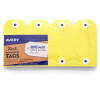 Avery 2 in 1 Perforated Tags 54 x 108mm Yellow Pack of 100