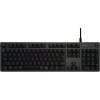 Logitech G512 Carbon Lightsync RGB Mechanical Clicky Gaming Keyboard with GX Blue Switches