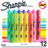 Sharpie Tank Highlighter Marker Chisel Tip Assorted Colours Pack of 12