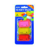 Kevron Key Tags ID38 Fluoro Assorted Pack of 10