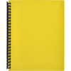 Marbig Display Book A4 Refillable 40 Pocket Yellow