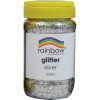 Rainbow Glitter Jar Silver 250G