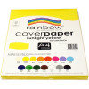 Rainbow Cover Paper A4 125gsm Sunlight Yellow 100 Sheets