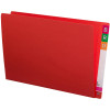 Avery Lateral Shelf Files Foolscap Extra Heavy Weight Red Box Of 100