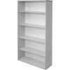Rapidline Rapid Vibe Bookcase 900W x 315D x 1800mmH 4 Adjustable Shelves All Grey