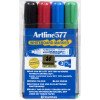 Artline 577 Whiteboard Markers Bullet 3mm Assorted Colours Pack Of 4