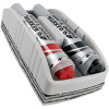 Pentel MWLB Maxiflo Whiteboard Eraser Marker Set Pump It Black & Red Pack of 2