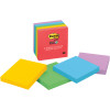 Post-It 654-5SSAN Super Sticky Notes 76mmx76mm Playful Primaries Pack of 5