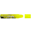 Texta Jumbo Liquid Chalk Marker Wet Wipe Chisel 15mm Yellow