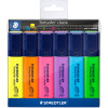 Staedtler Classic Highlighters Chisel 1-5mm Textsurfer Assorted Wallet of 6