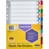 Marbig Plastic Indices & Dividers A4 Reinforced Jan-Dec Tab Multi Colour