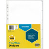 Marbig Manilla Indices & Dividers A4 5 Tab White