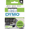 Dymo D1 Label Cassette Tape 9mmx7m Blue on White
