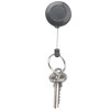 Rexel ID Key Holder Retractable Mini With Key Ring 83cm Black