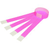 Rexel Wrist Bands With Serial Number Fluoro Pink Pack Of 100