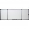 Nobo Folding Confidential Whiteboard Non Magnetic 1200x900mm Silver Frame