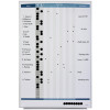 Quartet Planner Board Matrix In / Out 865 x 580mm Portrait Aluminium Frame