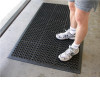 Italplast Safewalk Anti Fatigue Rubber Mat 150 x  91.4cm Black