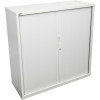 Rapidline Go Tambour Door Cupboard No Shelves Included 1200W x 473D x 1016mmH White