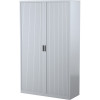 Steelco Tambour Door Cupboard Includes 5 Shelves 1200W x 463D x 2000mmH Silver Grey