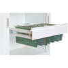 Steelco File Frame Pull Out 900mmW White Satin