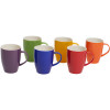 Connoisseur Mugs 350ml Assorted Colours Set of 6 Set of 6