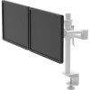 Elevar Pluto Dual Monitor Arm  With Clamp White