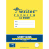 Writer Premium Story Book 330x240mm 64 Page Plain  & 24mm Ruled W Margin 100gsm